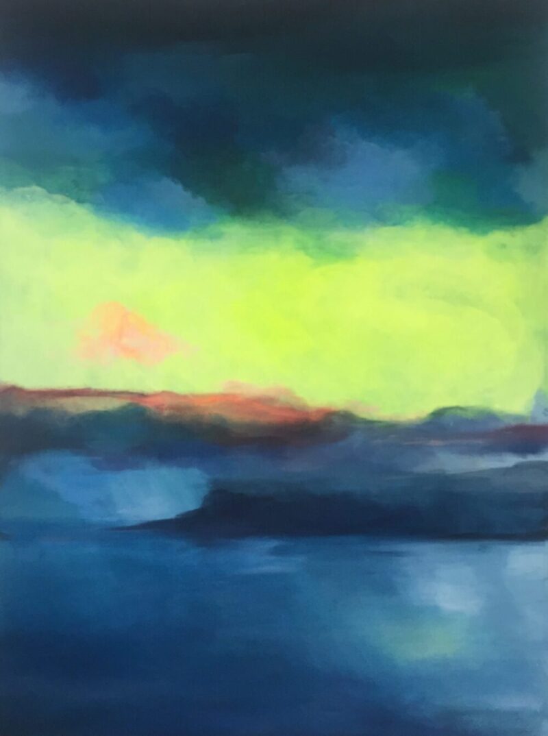 Licht 90x120 2020 Acryl Leinwand abstract Natur Wasser Original Art Sonja Wythe
