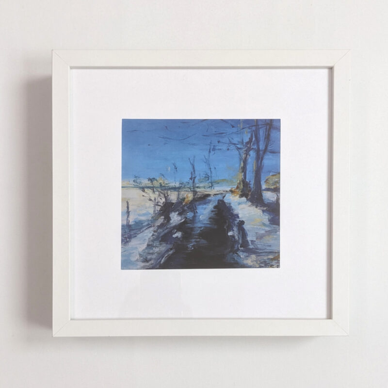 Miniaturdruck Winterspaziergang